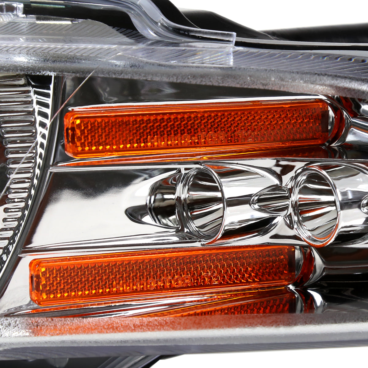 1997-2000 Dodge Avenger Chrysler Sebring Coupe Dual Halo Projector Headlights (Chrome Housing/Clear Lens)