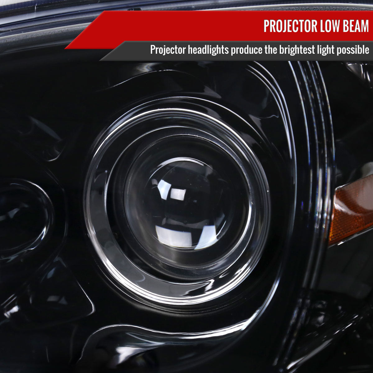 1998-2001 Mercedes Benz W163 ML Class Projector Headlights w/ SMD LED Light Strip (Glossy Black Housing/Smoked Lens)