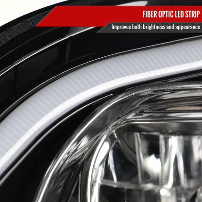 2006-2008 Mercedes Benz W164 ML Class LED Bar Projector Headlights w/ Sequential Turn Signal Lights (Jet Black Housing/Clear Lens)