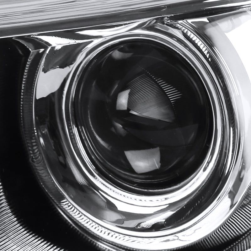 2015-2017 Toyota Camry Projector Headlights w/ Amber Reflectors (Chrome Housing/Clear Lens)