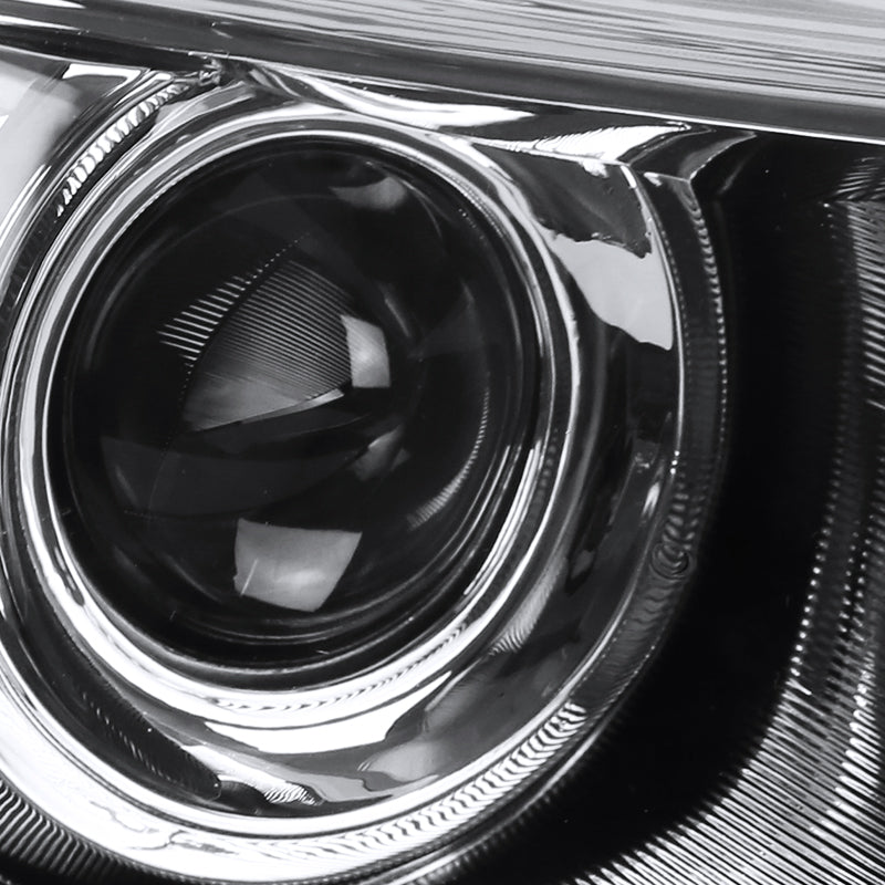 2015-2017 Toyota Camry Projector Headlight w/ Amber Reflector - Passenger Side Only (Chrome Housing/Clear Lens)