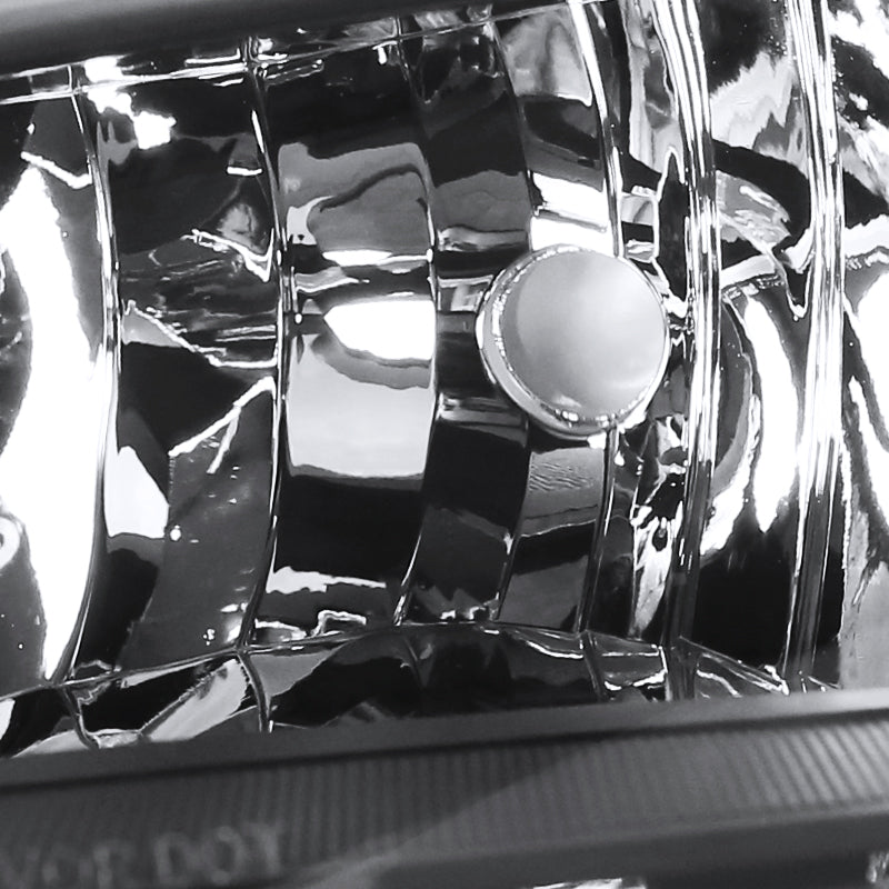 2015-2017 Toyota Camry Projector Headlights w/ Amber Reflectors (Matte Black Housing/Clear Lens)