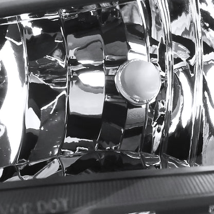 2015-2017 Toyota Camry Projector Headlights w/ Amber Reflectors (Matte Black Housing/Clear Lens)