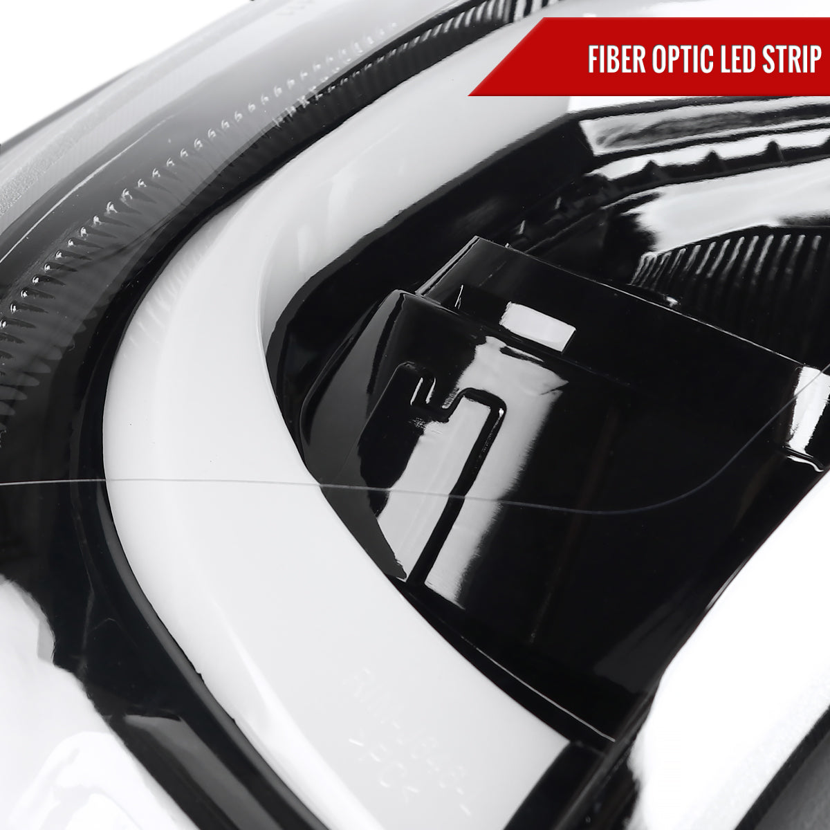 2015-2022 Chevrolet Colorado LED Bar Projector Headlights (Glossy Black Housing/Clear Lens)