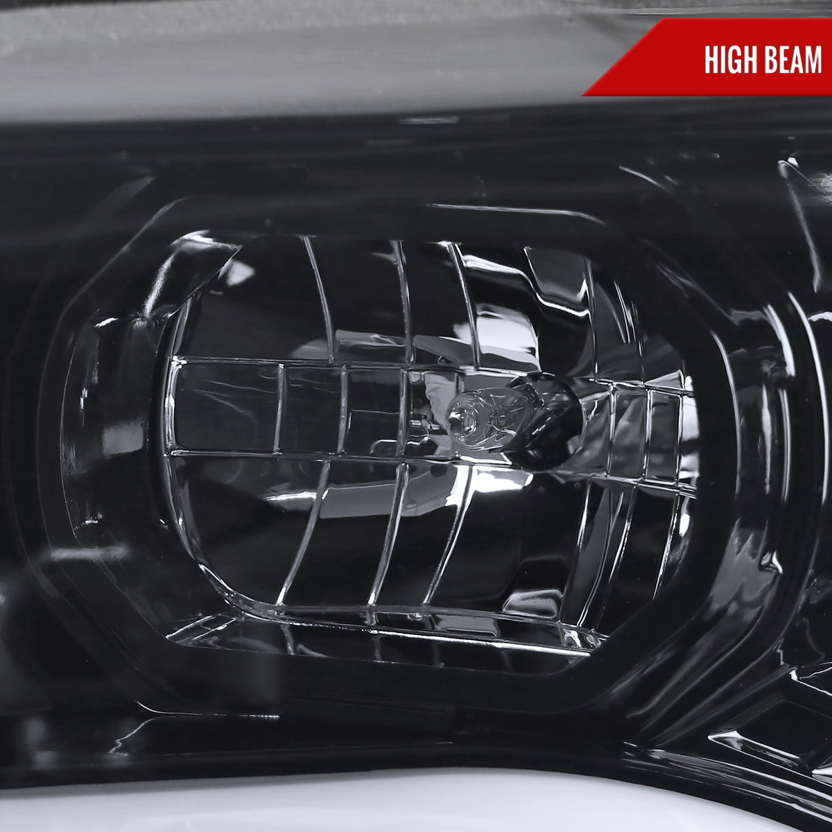 2015-2022 Chevrolet Colorado LED Bar Projector Headlights (Glossy Black Housing/Smoked Lens)