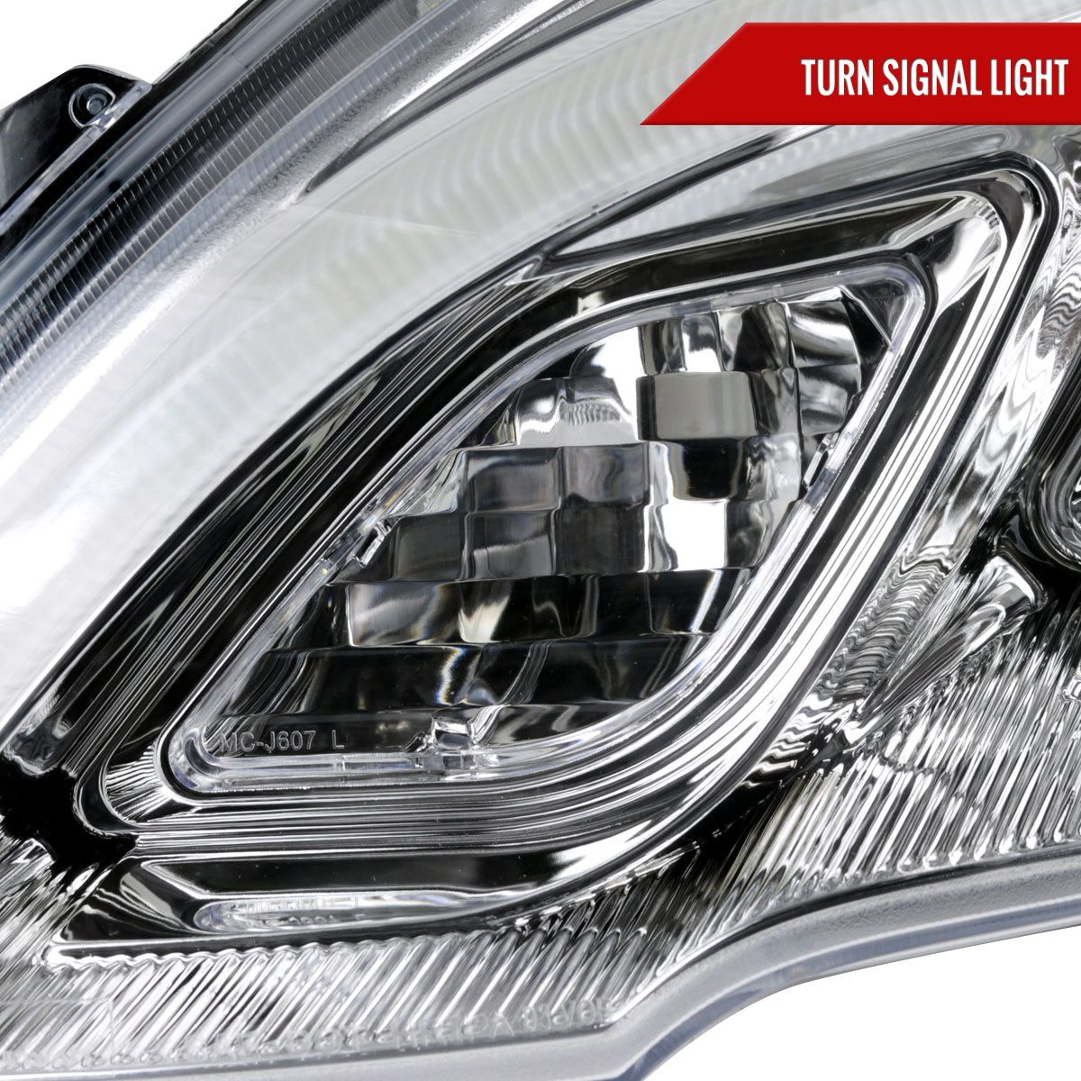 2007-2011 Honda CRV LED Bar Projector Headlights (Chrome Housing/Clear Lens)
