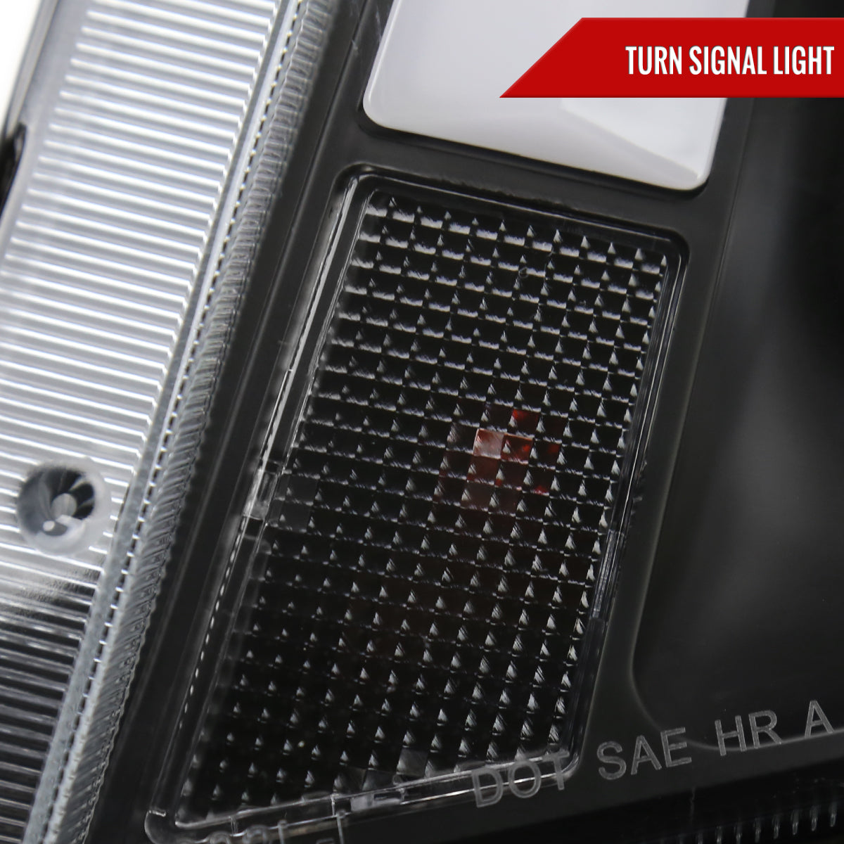 2008-2014 Cadillac CTS Switchback Sequential LED Bar Projector Headlights (Matte Black Housing/Clear Lens)