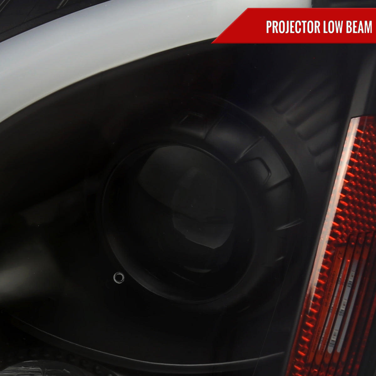 2008-2014 Cadillac CTS Switchback Sequential LED Bar Projector Headlights (Matte Black Housing/Smoked Lens)