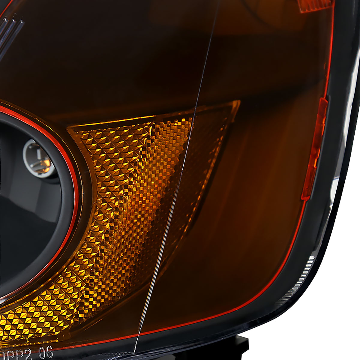 2001-2003 Honda Civic Projector Headlights w/ H1 Bulbs (Matte Black Housing/Clear Lens)