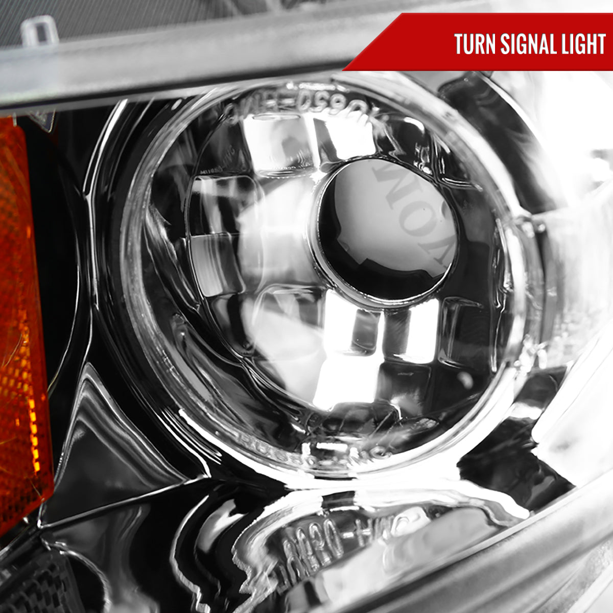 2006-2011 Honda Civic Sedan Dual Halo Projector Headlights (Chrome Housing/Clear Lens)