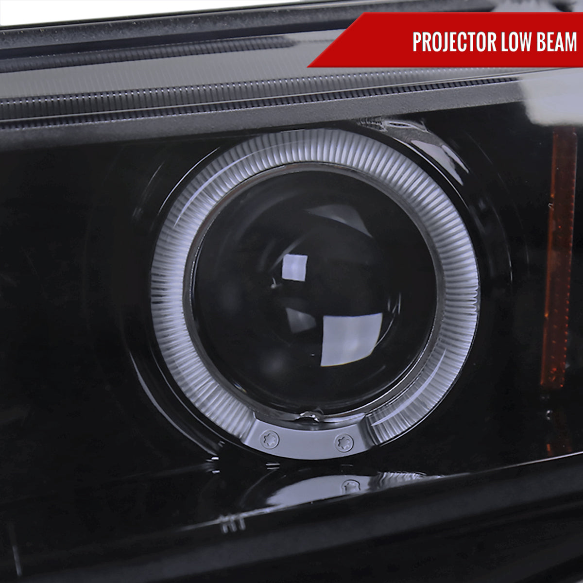 2006-2011 Honda Civic Sedan Dual Halo Projector Headlights (Glossy Black Housing/Smoked Lens)