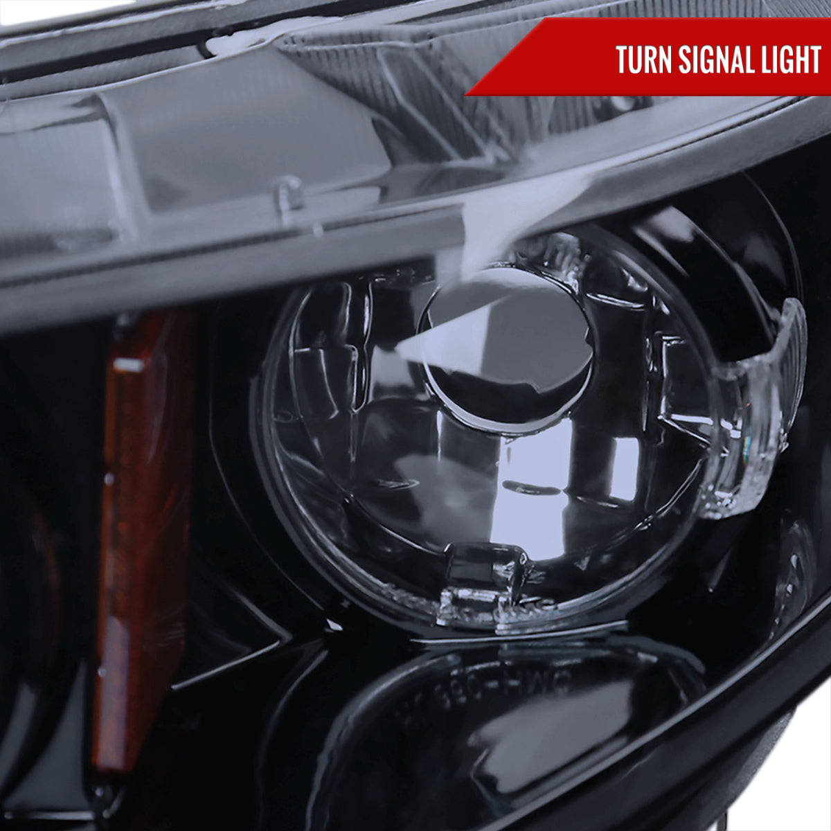 2006-2011 Honda Civic Sedan Dual Halo Projector Headlights (Glossy Black Housing/Smoked Lens)