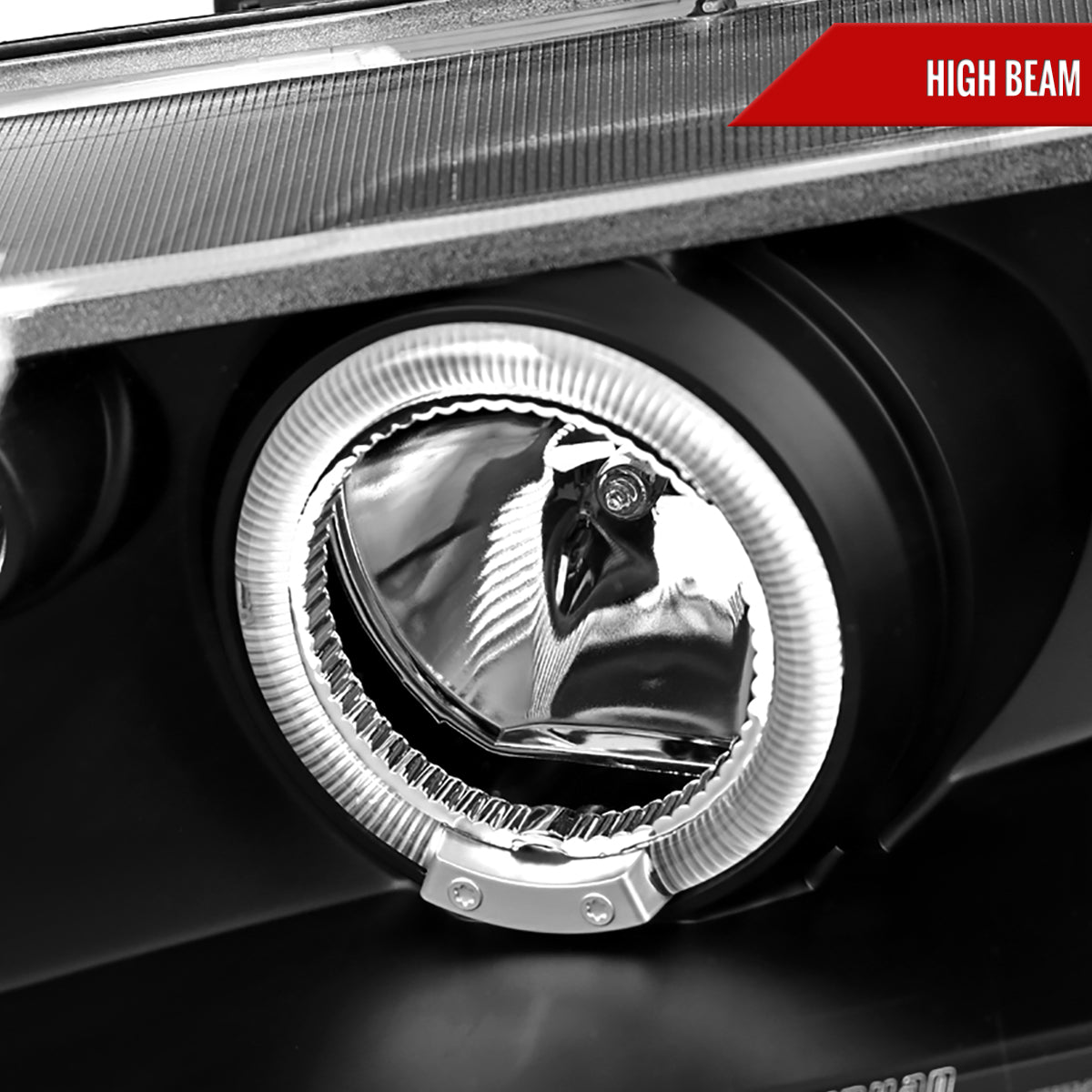 2006-2011 Honda Civic Sedan Dual Halo Projector Headlights (Matte Black Housing/Clear Lens)