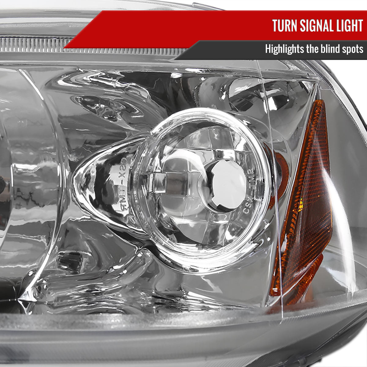 1996-1998 Honda Civic Dual Halo Projector Headlights (Chrome Housing/Clear Lens)