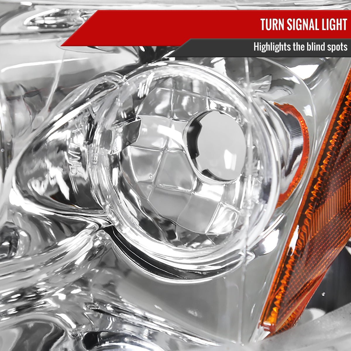 1999-2000 Honda Civic Dual Halo Projector Headlights (Chrome Housing/Clear Lens)