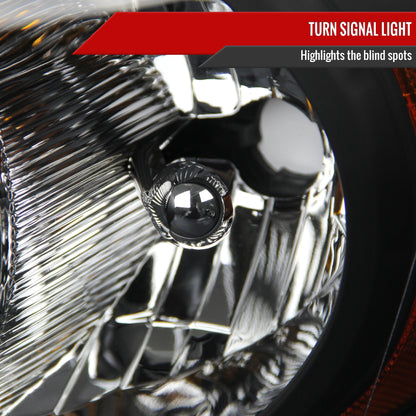 2006-2008 Dodge RAM 1500/ 2006-2009 RAM 2500 3500 Retro Style Projector Headlights (Matte Black Housing/Clear Lens)