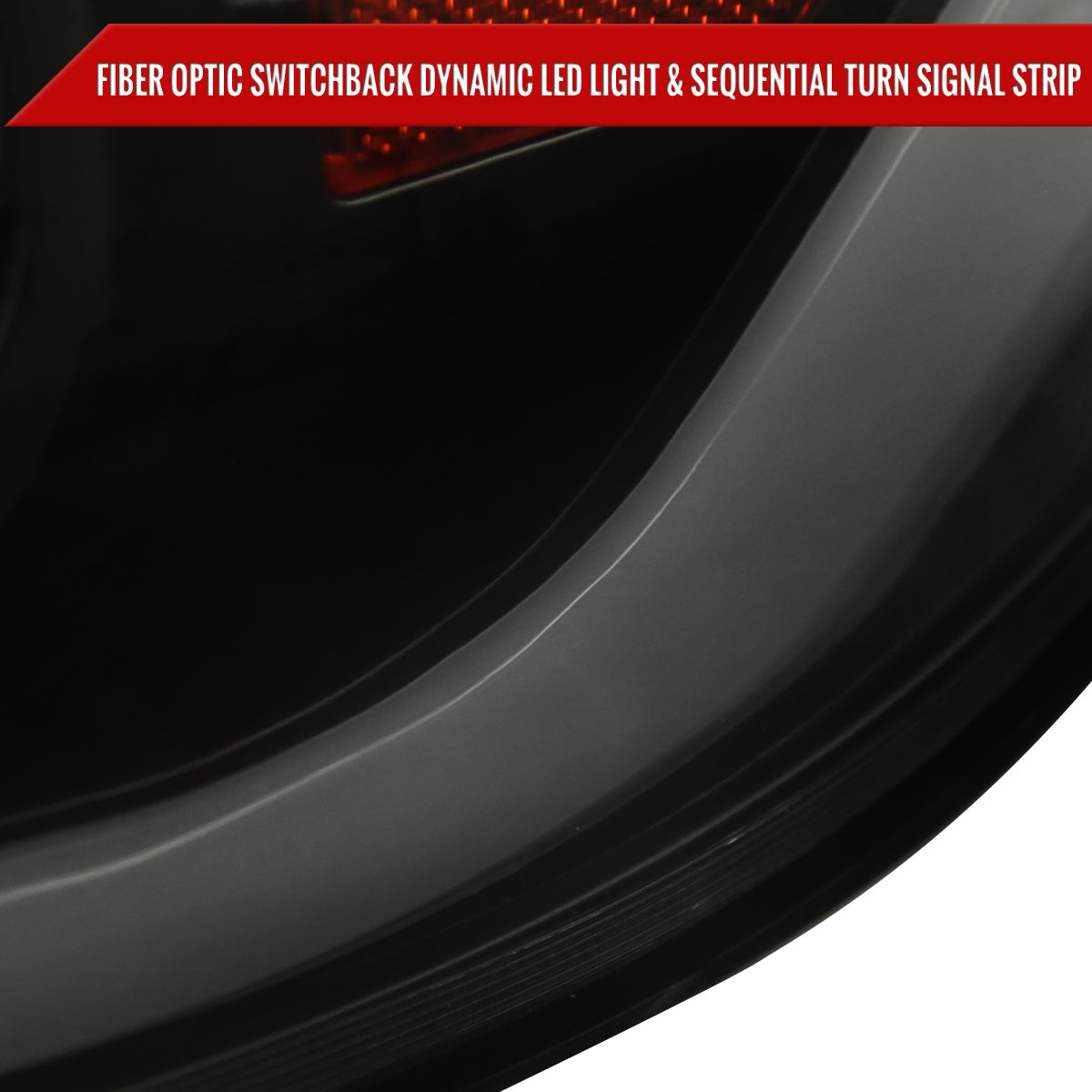 2013-2016 Dodge Dart Switchback Sequential Animated LED Bar Projector Headlights (Matte Black Housing/Smoked Lens)