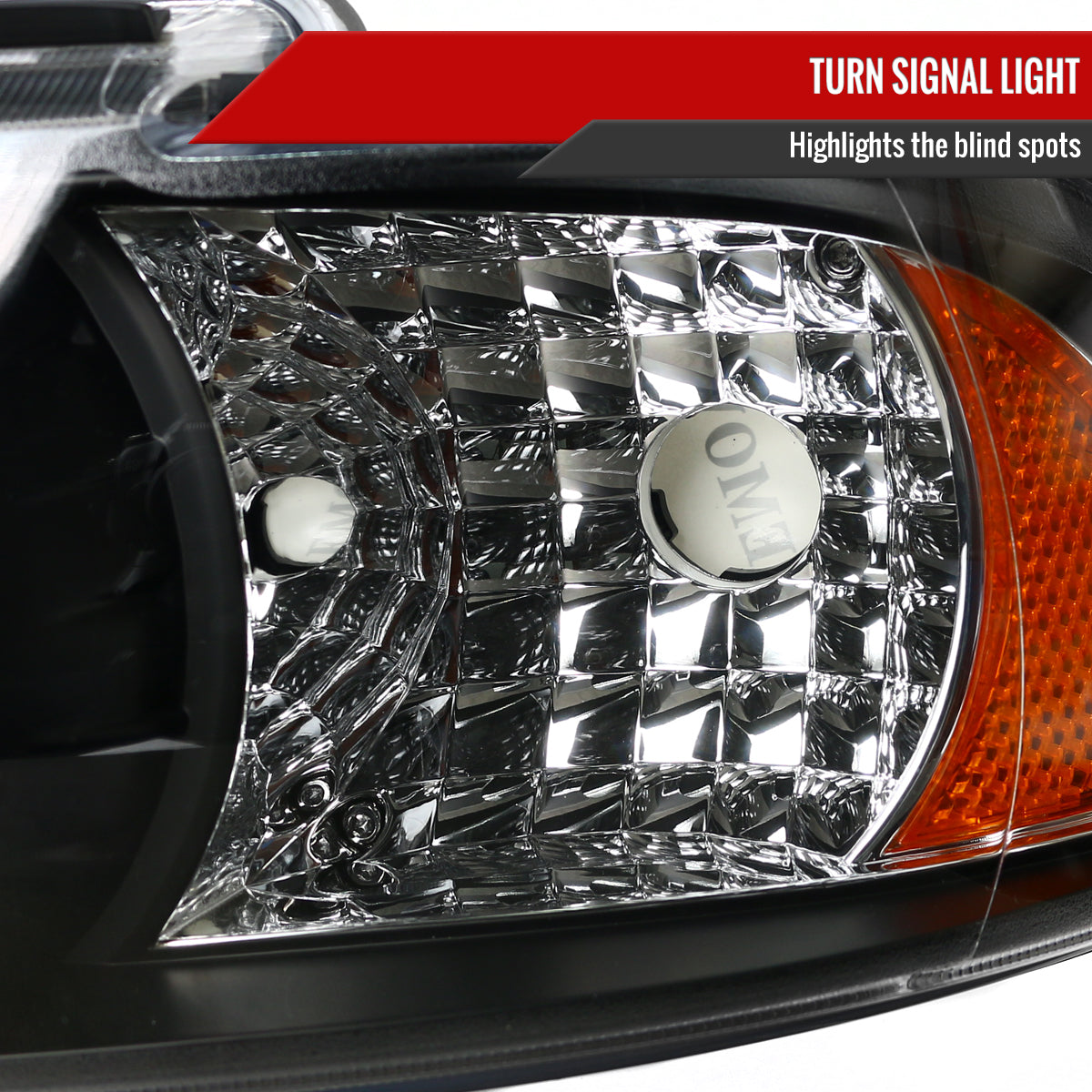 1996-2003 BMW E39 5 Series Dual Halo Projector Headlights (Matte Black Housing/Clear Lens)