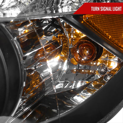 2006-2008 BMW E90 3 Series Sedan Dual Halo Projector Headlights w/ LED Light Strip (Matte Black Housing/Clear Lens)
