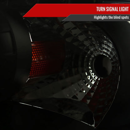 2005-2007 Ford Escape Dual Halo Projector Headlights w/ SMD LED Light Strip (Black Housing/Smoked Lens)