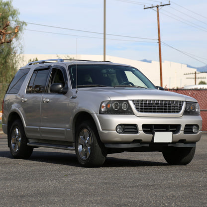 2002-2005 Ford Explorer Dual Halo Projector Headlights (Matte Black Housing/Clear Lens)