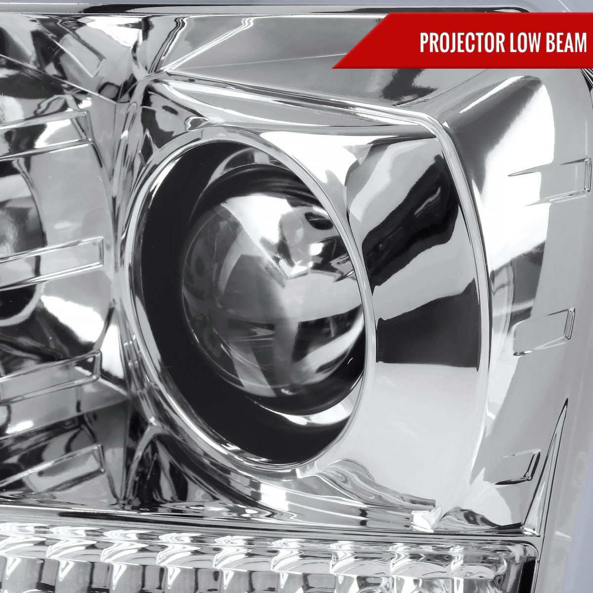 2004-2008 Ford F-150/ 2006-2008 Lincoln Mark LT LED C-Bar Projector Headlights (Chrome Housing/Clear Lens)