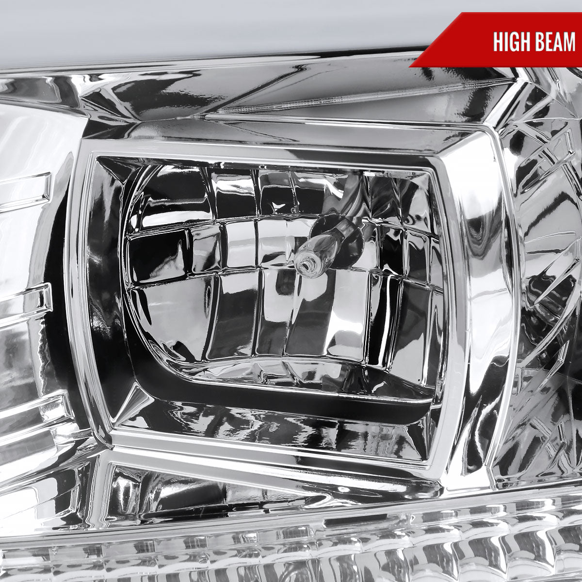 2004-2008 Ford F-150/ 2006-2008 Lincoln Mark LT LED C-Bar Projector Headlights (Chrome Housing/Clear Lens)