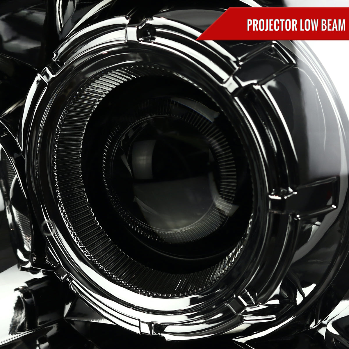 2004-2008 Ford F-150/ 2006-2008 Lincoln Mark LT Switchback Sequential LED C-Bar Projector Headlights (Chrome Housing/Smoked Lens)
