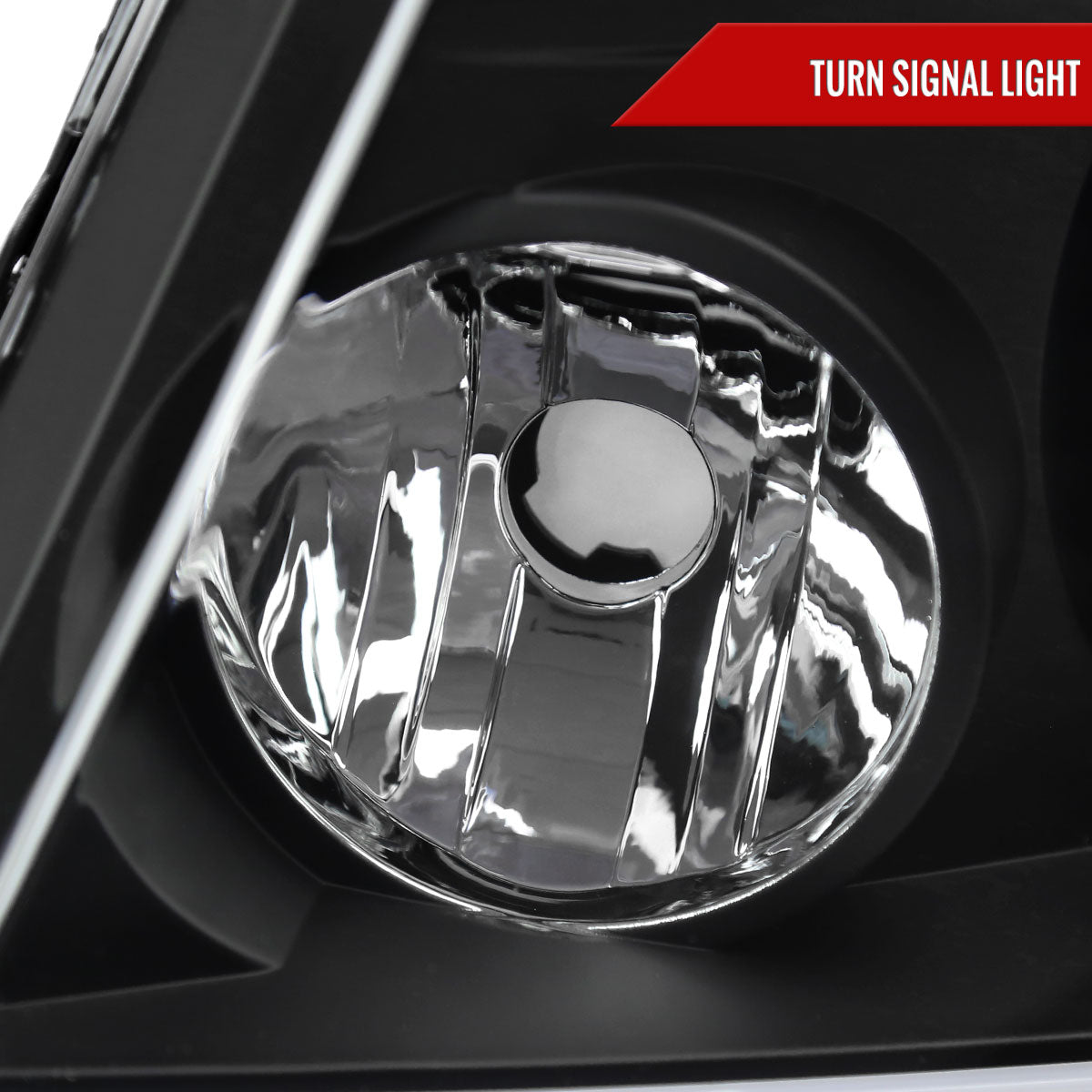 2004-2008 Ford F-150/ 2006-2008 Lincoln Mark LT LED Tube Projector Headlights (Matte Black Housing/Clear Lens)