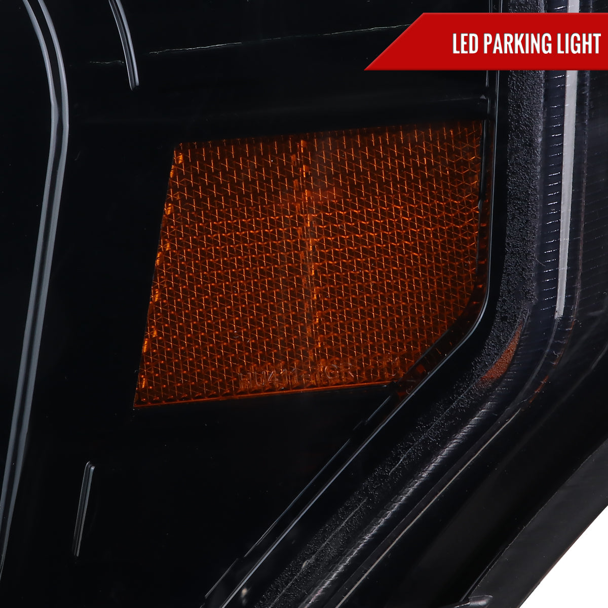 2009-2014 Ford F-150 LED C-Bar Projector Headlights (Glossy Black Housing/Smoked Lens)