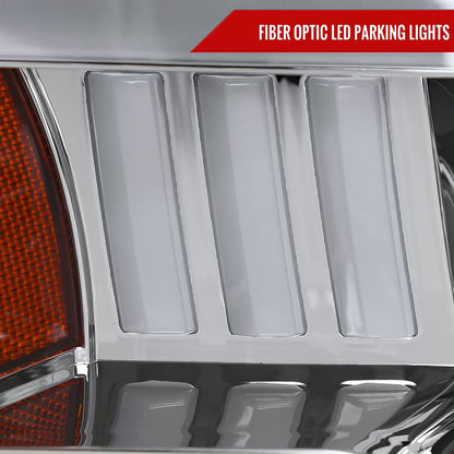2015-2017 Ford F-150 LED Bar Projector Headlights - RS (Chrome Housing/Clear Lens)