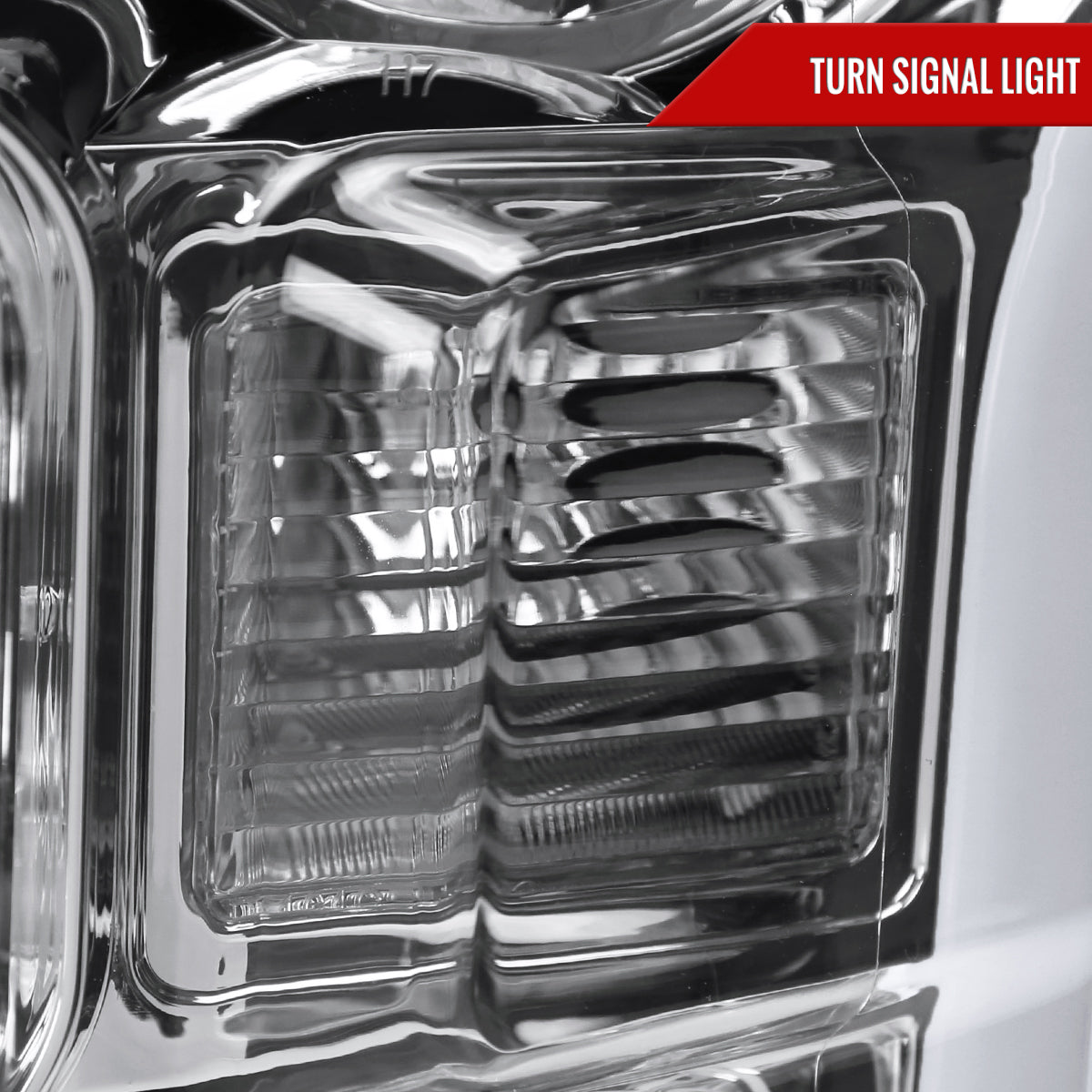 2015-2017 Ford F-150 LED Bar Projector Headlights - RS (Chrome Housing/Clear Lens)