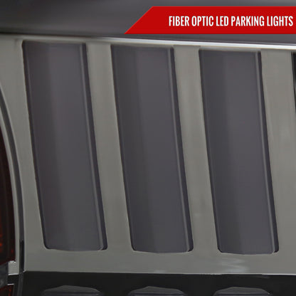 2015-2017 Ford F-150 LED Bar Projector Headlights (Chrome Housing / Smoked Lens)