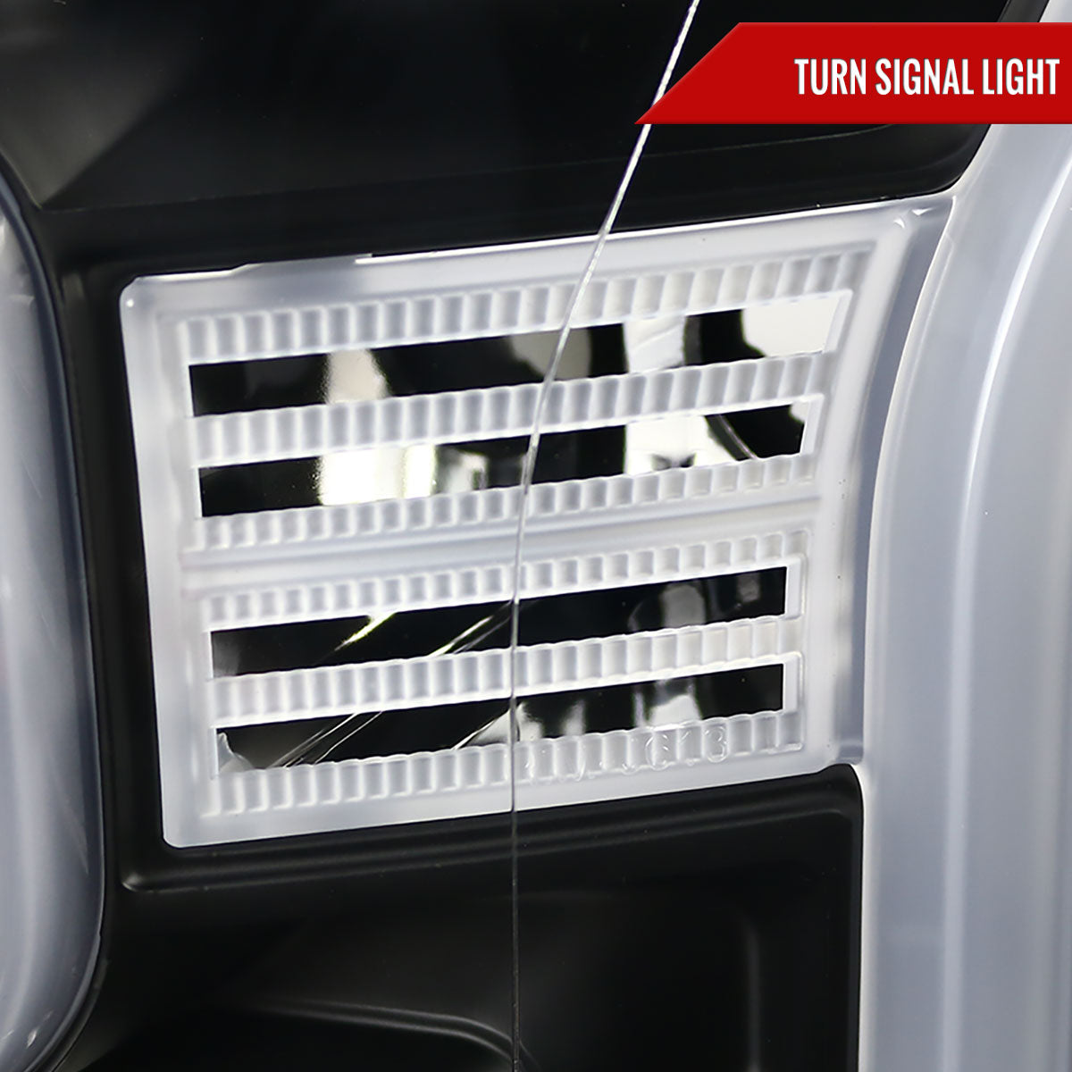 2015-2017 Ford F-150 LED Bar Projector Headlights (Matte Black Housing/Clear Lens)