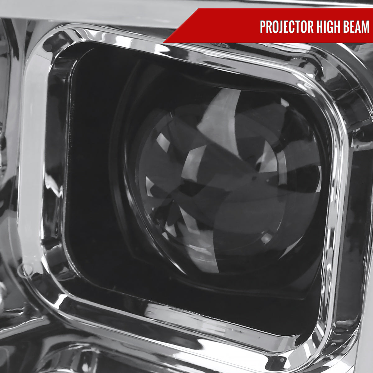 2018-2020 Ford F-150 LED C-Bar Projector Headlights w/ Switchback Sequential Turn Signal Lights (Chrome Housing / Clear Lens)