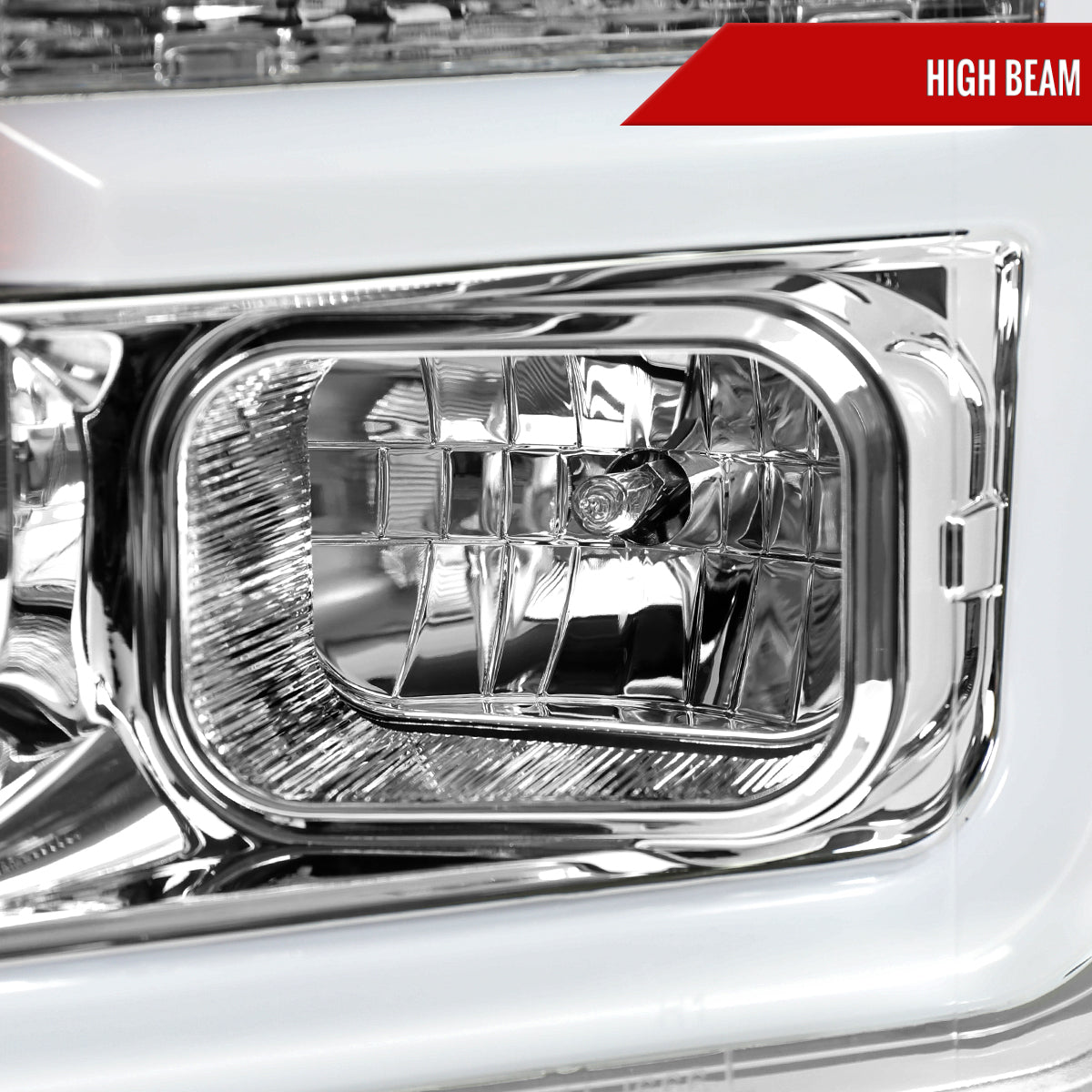 2018-2020 Ford F-150 LED C-Bar Projector Headlights (Chrome Housing / Clear Lens)