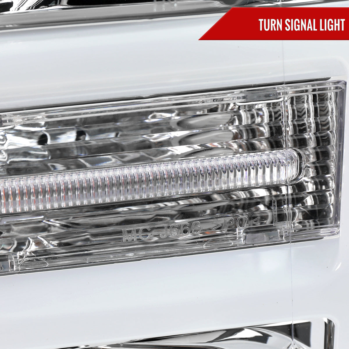 2018-2020 Ford F-150 LED C-Bar Projector Headlights (Chrome Housing / Clear Lens)