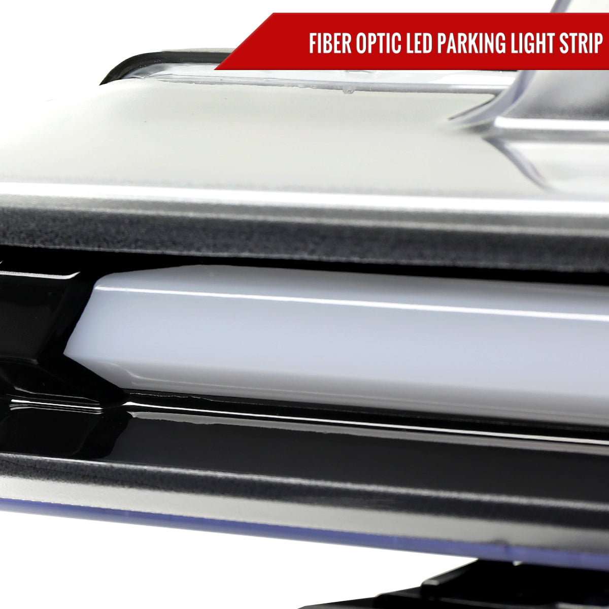 2018-2020 Ford F-150 LED C-Bar Projector Headlights (Glossy Black Housing / Clear Lens)