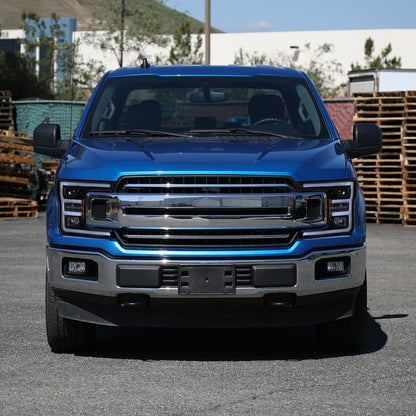2018-2020 Ford F-150 LED C-Bar Projector Headlights (Black Housing / Smoked Lens)