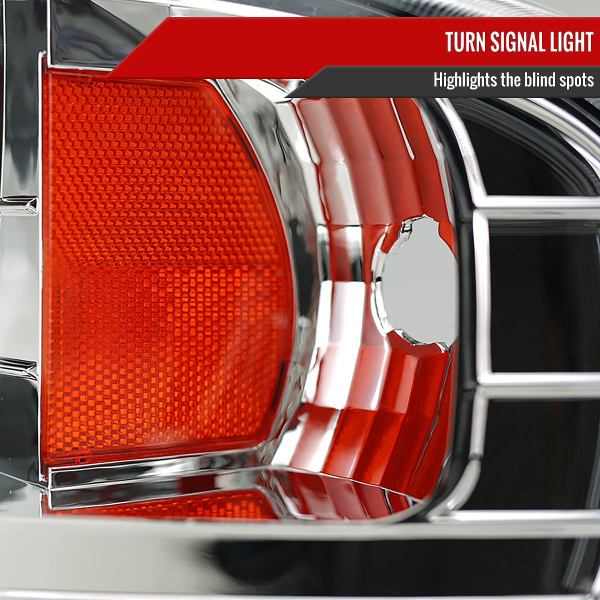 1997-2004 Ford F-150 / 1997-2002 Expedition Projector Headlights w/ SMD LED Light Strip (Chrome Housing/Clear Lens)