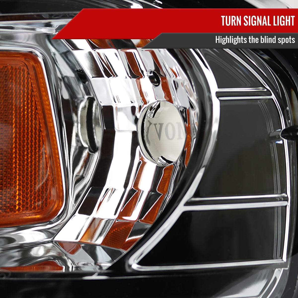 1997-2004 Ford F-150 / 1997-2002 Expedition Dual Halo Projector Headlights (Chrome Housing/Clear Lens)