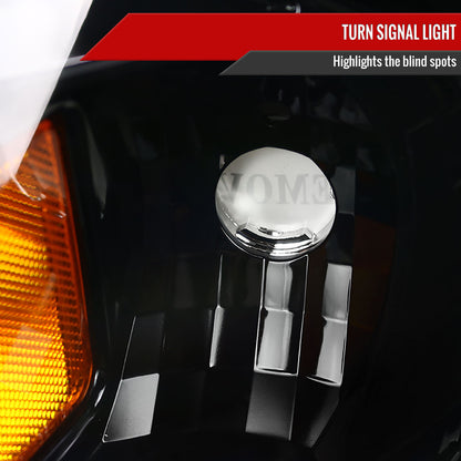 1997-2004 Ford F-150 / 1997-2002 Expedition Dual Halo Projector Headlights (Jet Black Housing/Clear Lens)