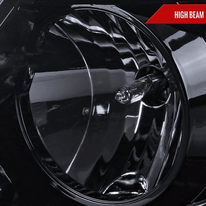 1997-2004 Ford F-150 / 1997-2002 Expedition LED C-Bar Projector Headlights (Glossy Black Housing/Smoked Lens)