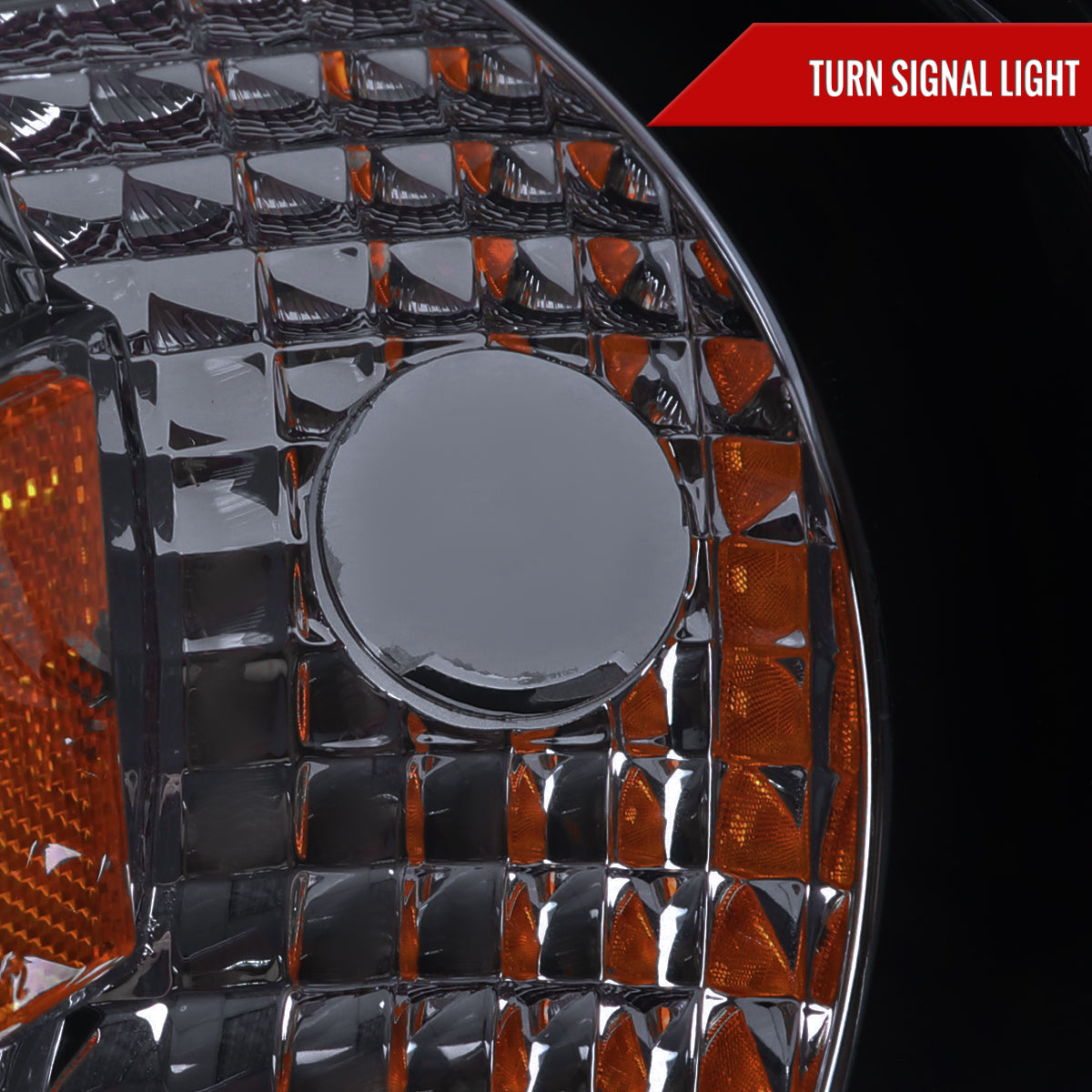 1997-2004 Ford F-150 / 1997-2002 Expedition LED C-Bar Projector Headlights (Glossy Black Housing/Smoked Lens)
