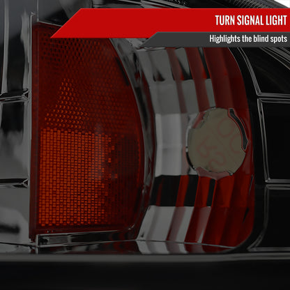 1997-2004 Ford F-150 / 1997-2002 Expedition Projector Headlights w/ SMD LED Light Strip (Chrome Housing/Smoked Lens)