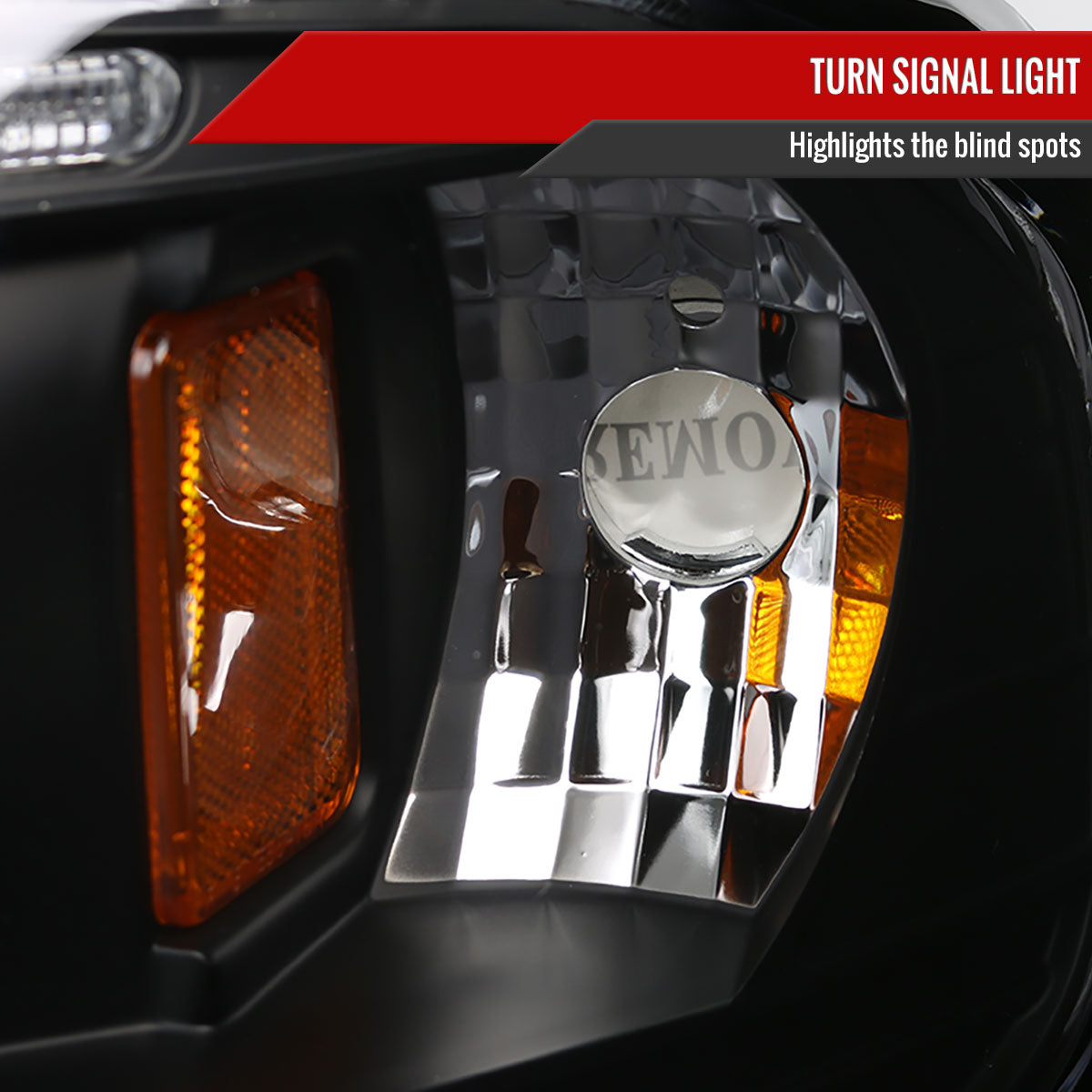 1997-2004 Ford F-150 / 1997-2002 Expedition Dual Halo Projector Headlights (Matte Black Housing/Clear Lens)