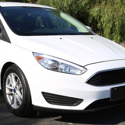 2015-2018 Ford Focus LED Sequential Signal Projector Headlights (Chrome Housing/Clear Lens)