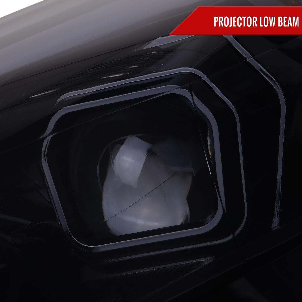 2015-2018 Ford Focus LED Sequential Signal Projector Headlights (Glossy Black Housing/Smoked Lens)