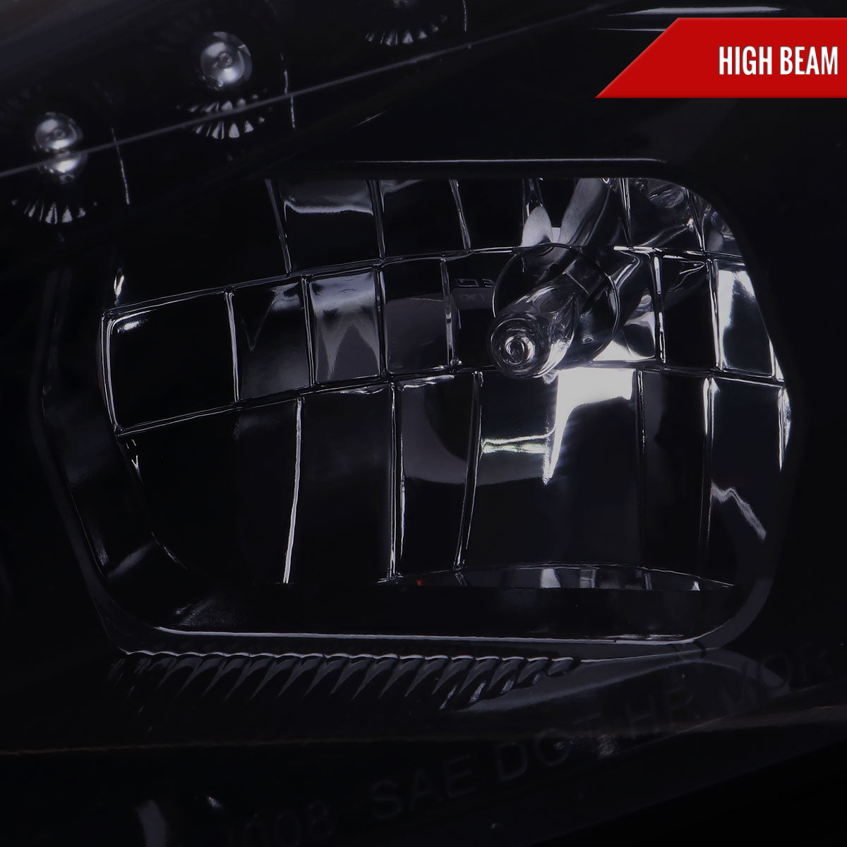 2015-2018 Ford Focus LED Sequential Signal Projector Headlights (Glossy Black Housing/Smoked Lens)