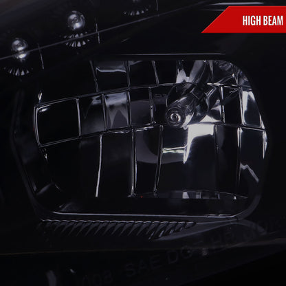 2015-2018 Ford Focus LED Sequential Signal Projector Headlights (Glossy Black Housing/Smoked Lens)